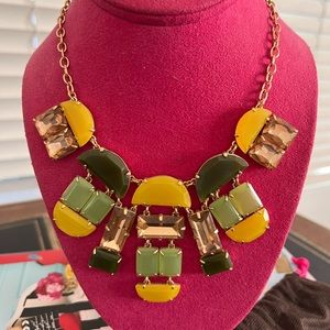 Kate spade, never worn statement, necklace, adjustable, fit, and original duster